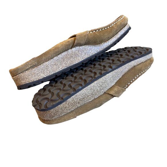 Birkenstock Buckley Tan Slip-On Backless Shoes Closed Toe Size 40 9 Women's - Picture 12 of 15